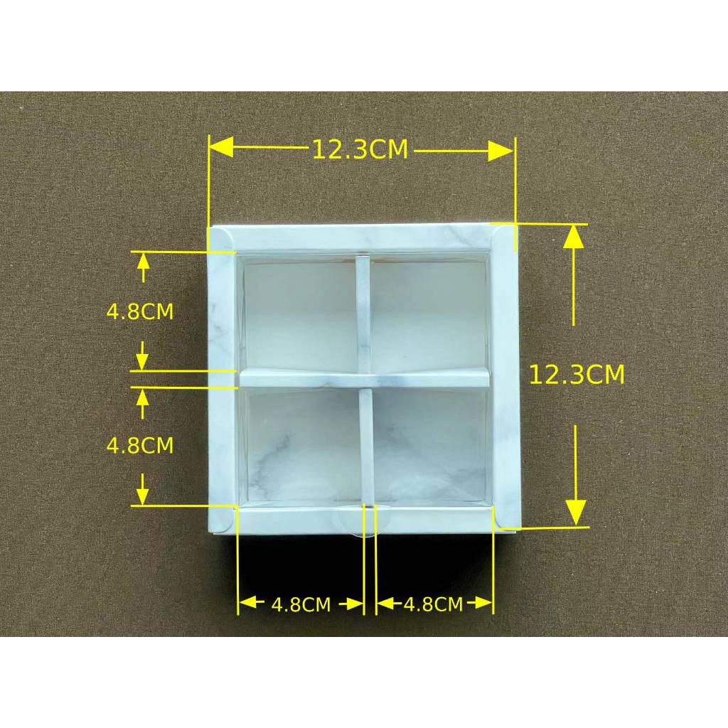 匠然工房-胺基酸皂4格包裝盒5套(組) #包裝材料#手工皂包裝盒