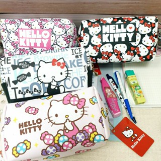 正版現貨💟Hello Kitty 化妝筆袋 萬用包 大容量 筆袋 化妝包 收納包 防水收納包 拉鏈包 凱蒂貓 三麗鷗