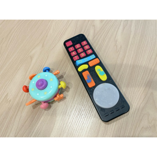 （二手玩具）日本People 聲光遙控器、彩色飛碟
