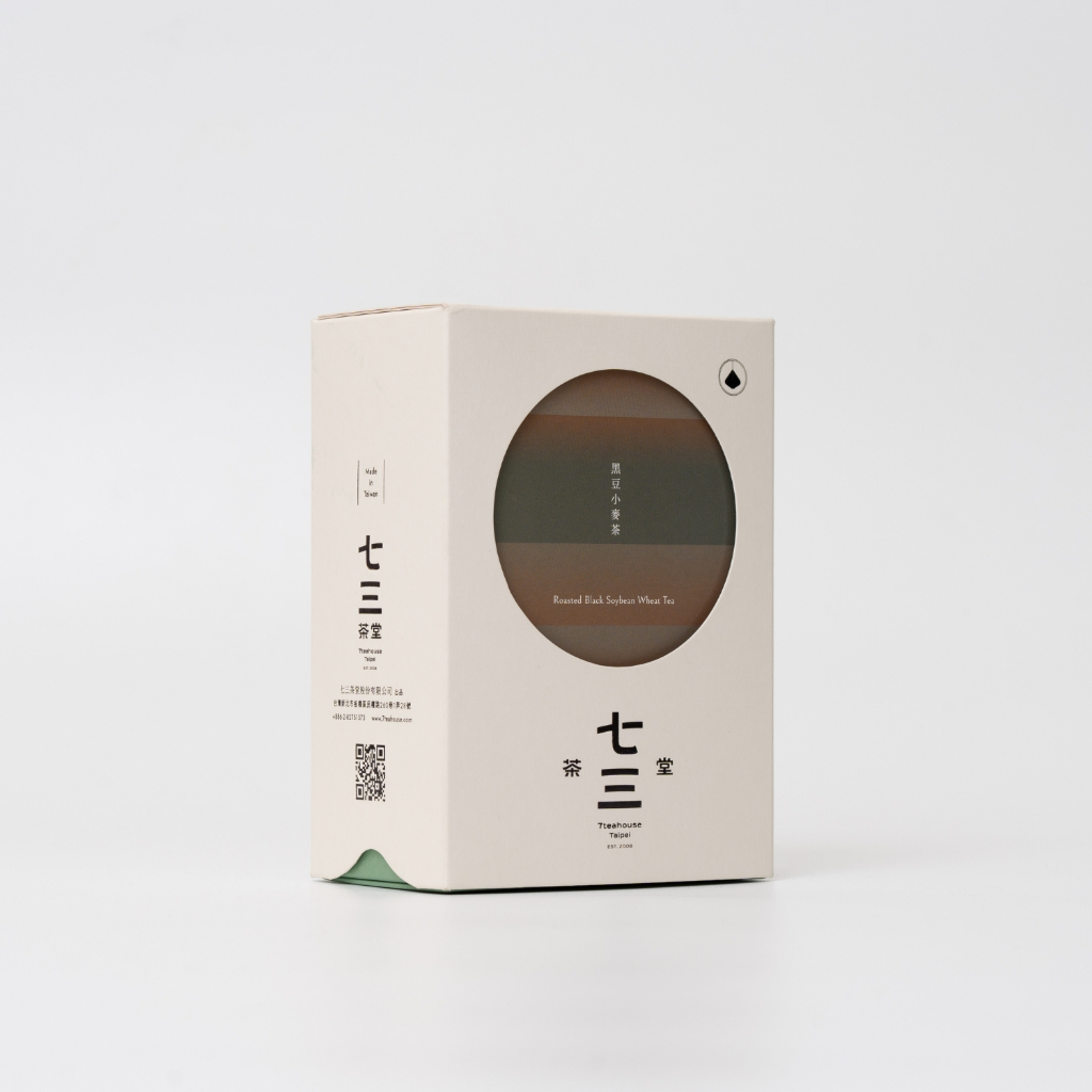 七三茶堂 立體茶包丨黑豆小麥茶 8單入–精裝盒