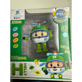 Poli 波利玩具車-可變形機器人約13公分高-海利
