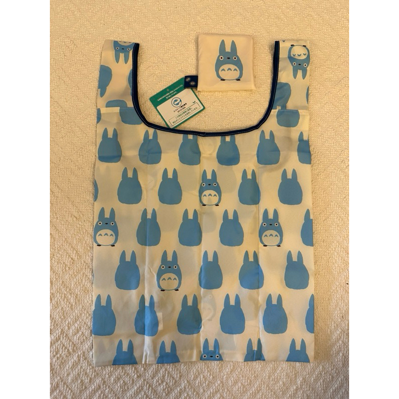 日本帶回 正版 吉卜力 龍貓 藍色 トトロ 丸真 ECO bag購物袋 環保袋