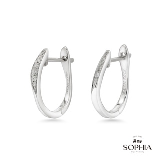 【SOPHIA 蘇菲亞珠寶】溫蒂 18K金 鑽石耳環