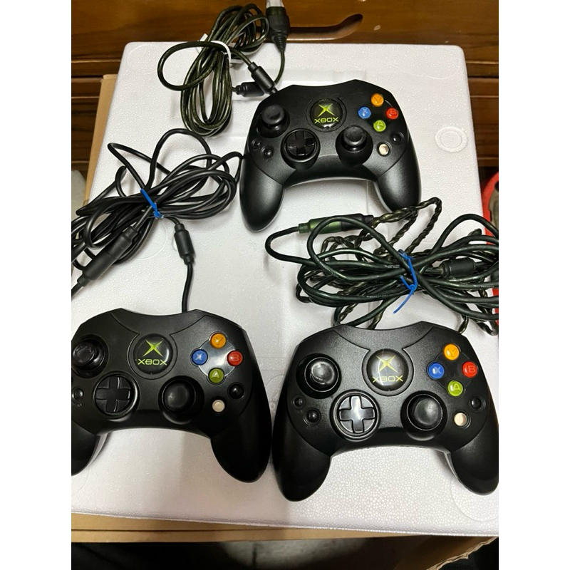 初代XBOX 原廠震動手把 類比控制器 功能正常