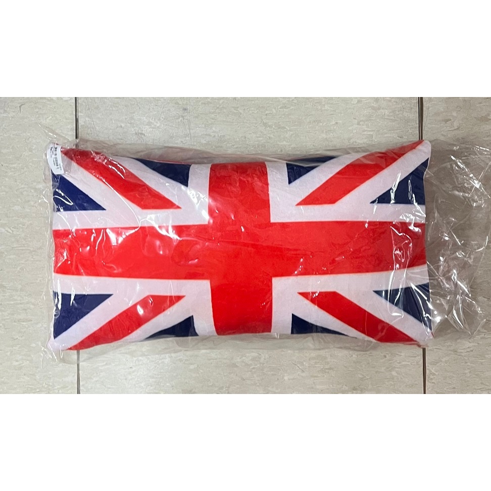【捌貳壹】 英國國旗 長型抱枕 (45公分) 娃娃 抱枕 英國 國旗造型