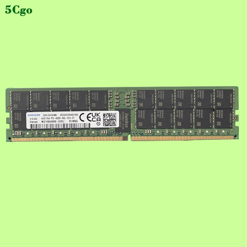 5Cgo.全新原裝三星/海力士/鎂光DDR5 16G/32G/64G 4800/5600MHz伺服器工作站記憶R-ECC