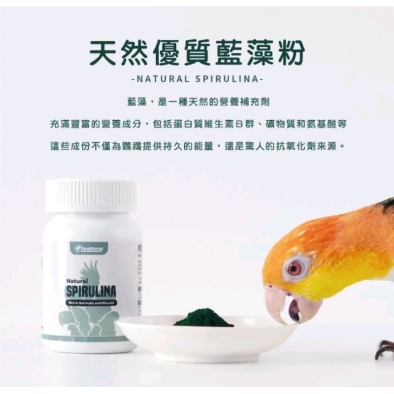 鳥用天然螺旋藍藻粉 藍藻蛋白多種維生素 天然SGS多菌種檢驗合格