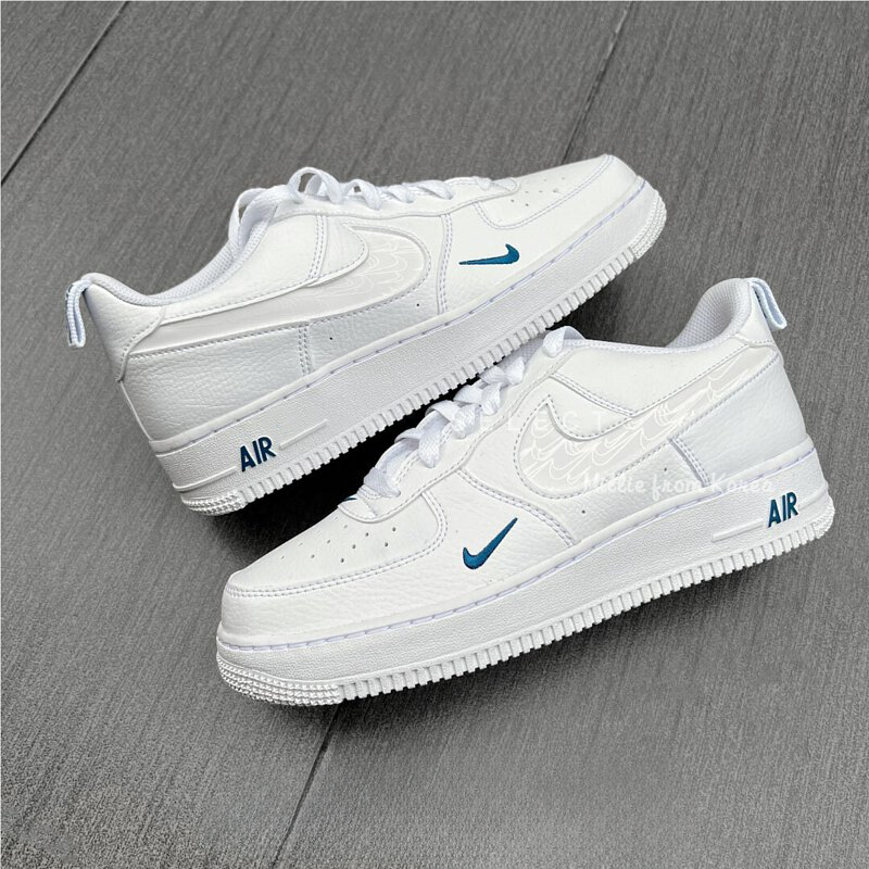 【米莉】折扣館 Nike Air Force 1 '07 LV8 白藍 反光 冰山海鹽 休閒鞋 FB8971-100