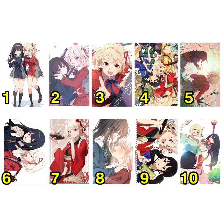 莉可麗絲 Lycoris Recoil 井之上瀧奈 錦木千束 瀧奈 卡貼 悠遊卡貼紙 30款 莉可貼紙