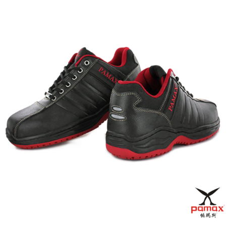 【K.Z】現貨PAMAX 帕瑪斯 頂級牛皮超彈力氣墊安全鞋 高抓地力橡膠防滑底工作鞋尺寸4-12