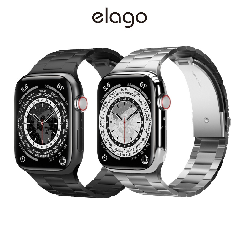 【水漾兒生活館】elago Apple Watch 金屬錶帶(適用 Ultra 1/2, 9/8/7/6/SE/5/4)