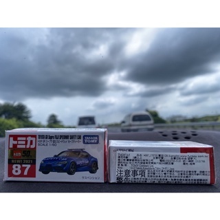 TOMICA 87 Toyota gr Supra Fuji speedway safety car 多美 新車貼