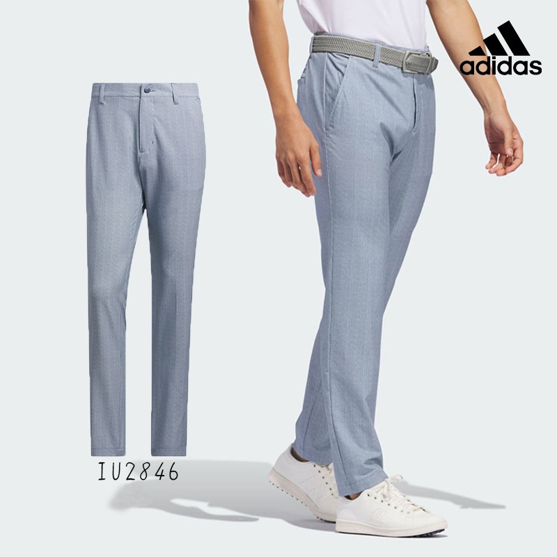 ＊立航高爾夫＊Adidas  performance 舒適款 男長褲 #IU2846 ,灰藍