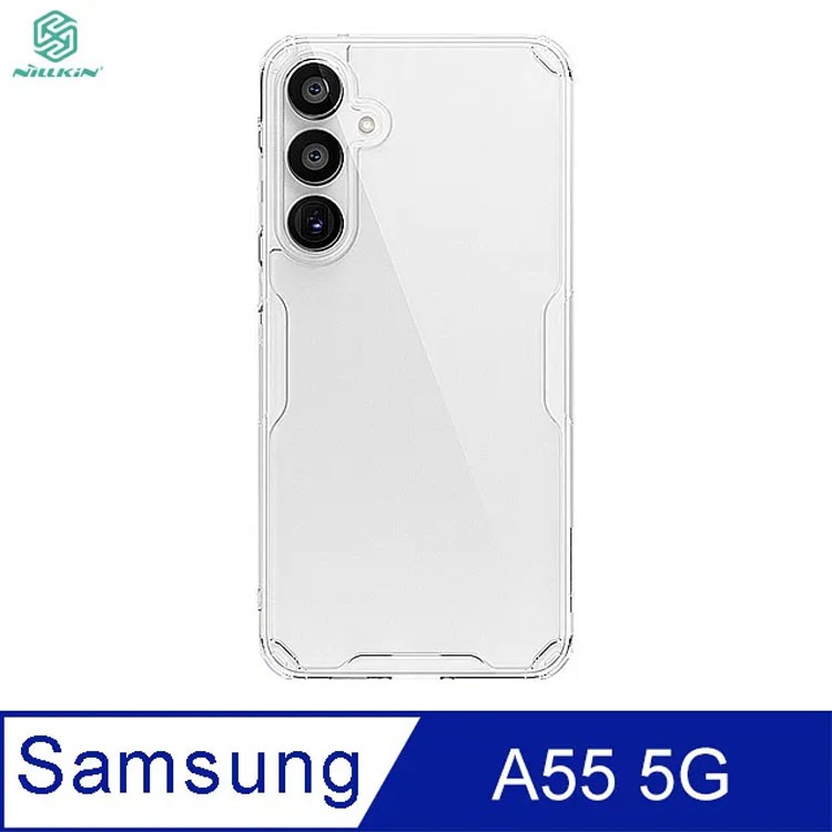 NILLKIN SAMSUNG 三星 Galaxy A55 5G 本色 Pro 保護套 保護殼 手機套 透明套 四角氣囊