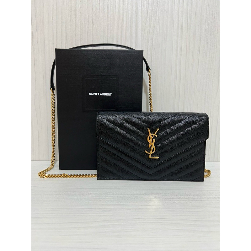 YSL WOC 19公分魚子醬側背包