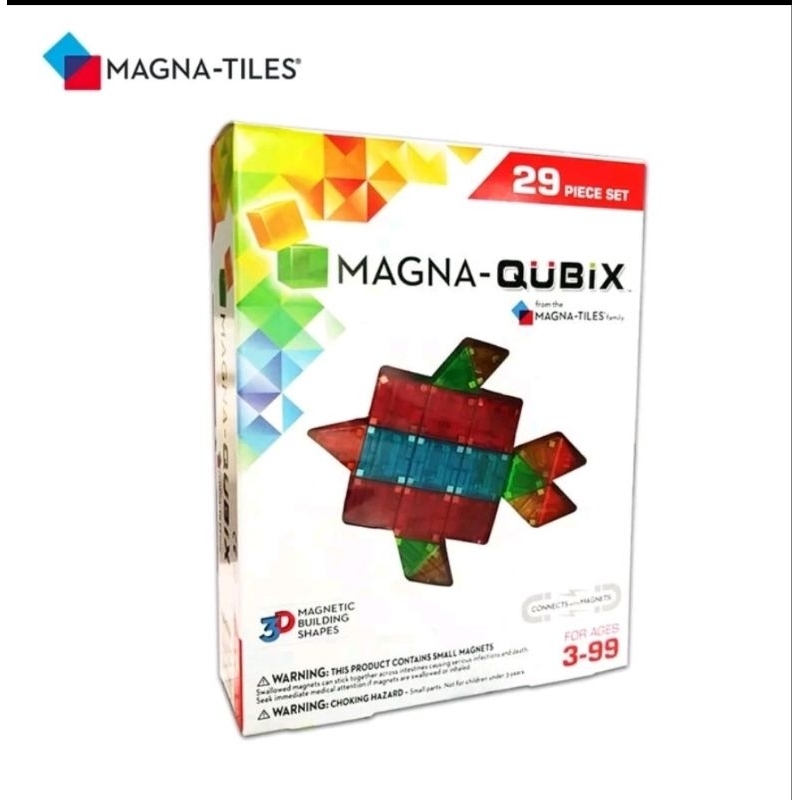 二手玩具 Magna Qubix磁力積木 29片裝