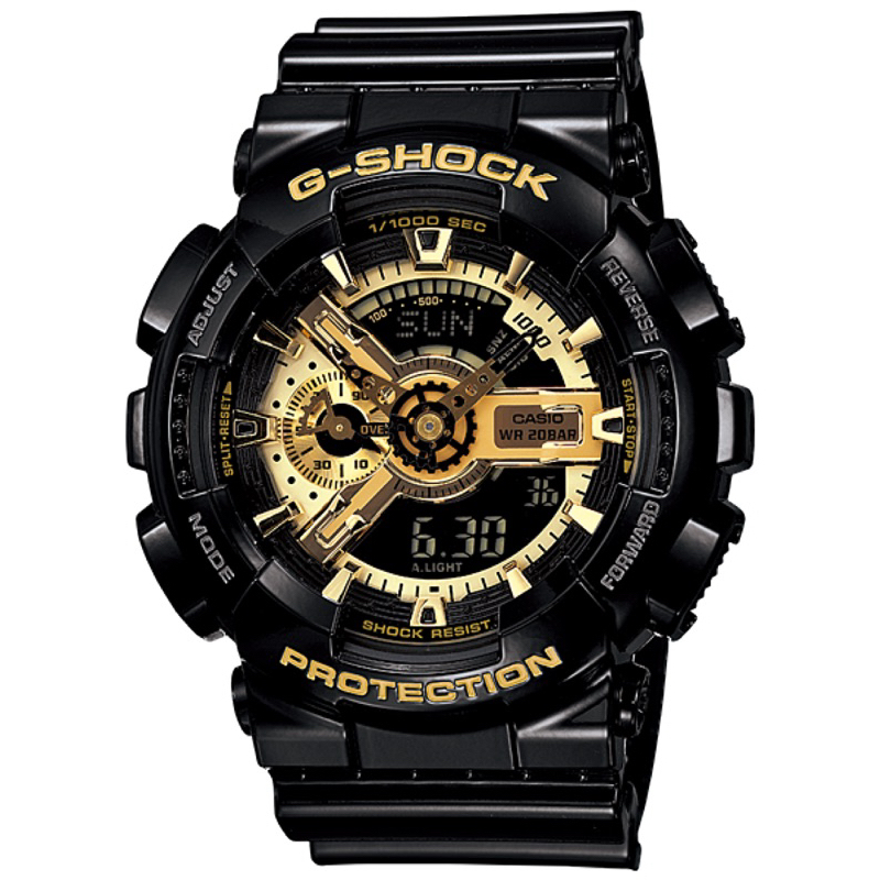 CASIO G-SHOCK WR20BAR GA-110GB-1A 卡西歐 耐衝擊 防水200米