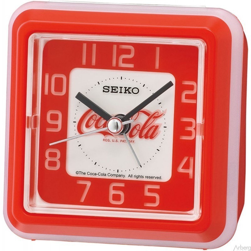 《 精準鐘錶 》現貨免運🔥日本 精工 SEIKO LED照明 時鐘鬧鐘 QHE906 / QHE906R 可口可樂紀念款