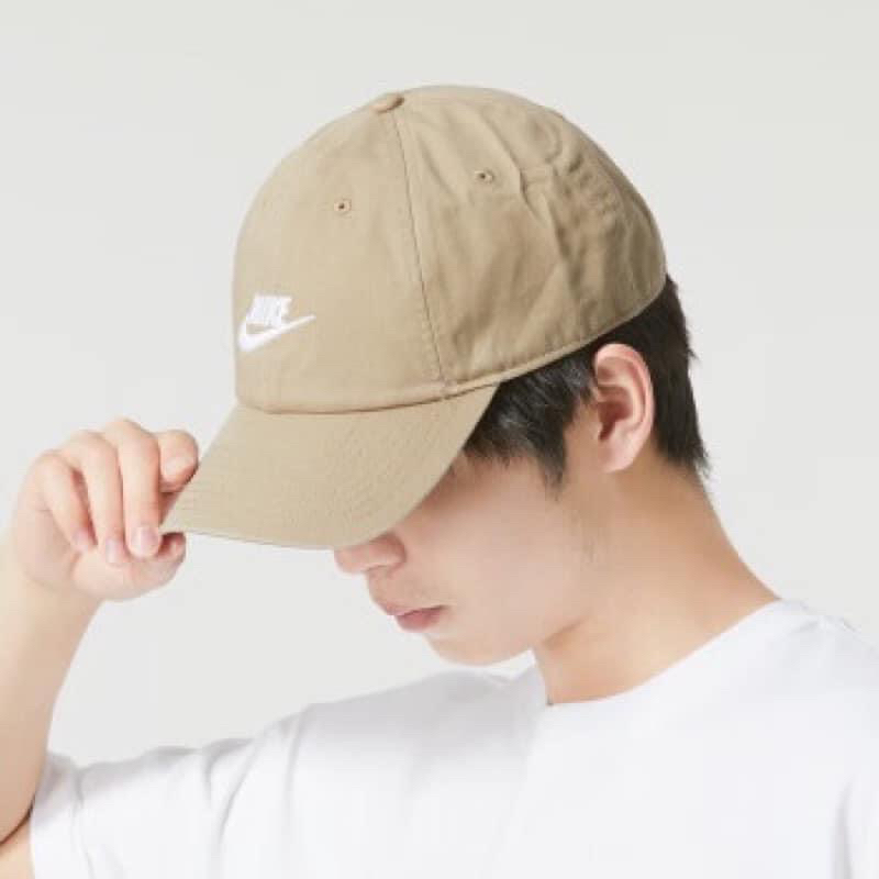 NIKE U NK CLUB CAP 老帽 棒球帽 奶茶色 男女款FB5368-247