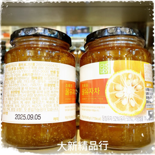 ［現貨］柚子茶 韓國進口 蜂蜜風味柚子茶 580公克 HONEY CITRON TEA [大新精品行］