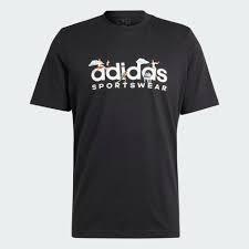 ADIDAS 造型 簡單 休閒 純棉  男性上衣 T-Shirt 黑色 IS2863