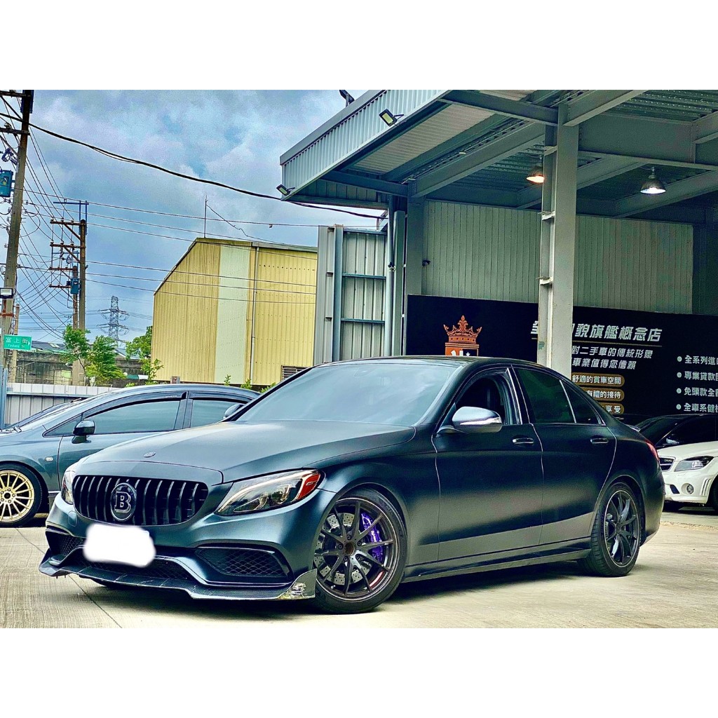 2015 Benz C300 消光黑#可全額貸 #超額貸 #車換車結清#強力過件99%