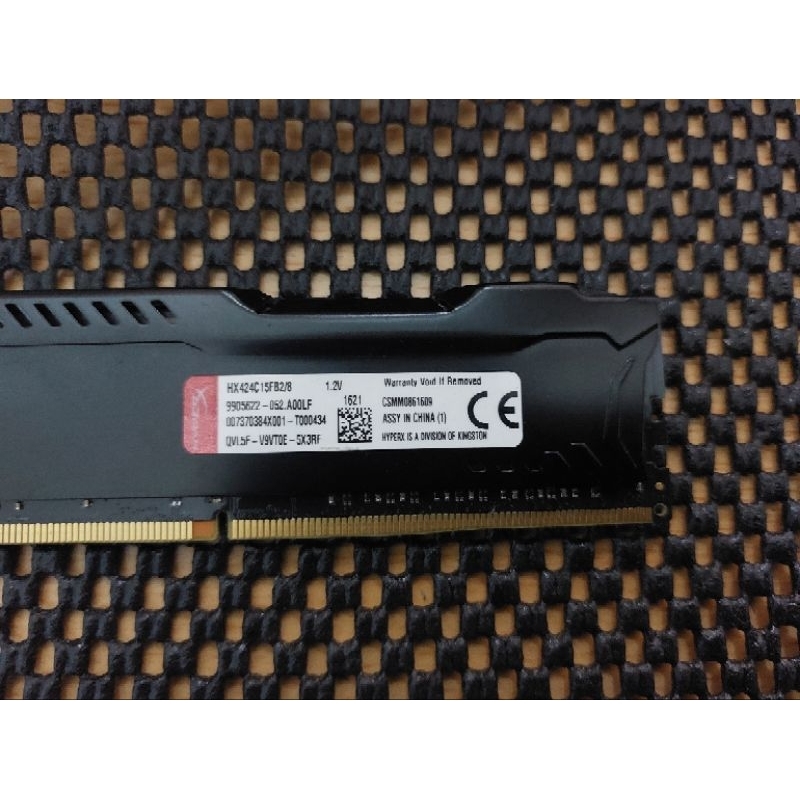 金士頓 HyperX FURY DDR4 2400 8GB 16GB 散熱片版本 黑