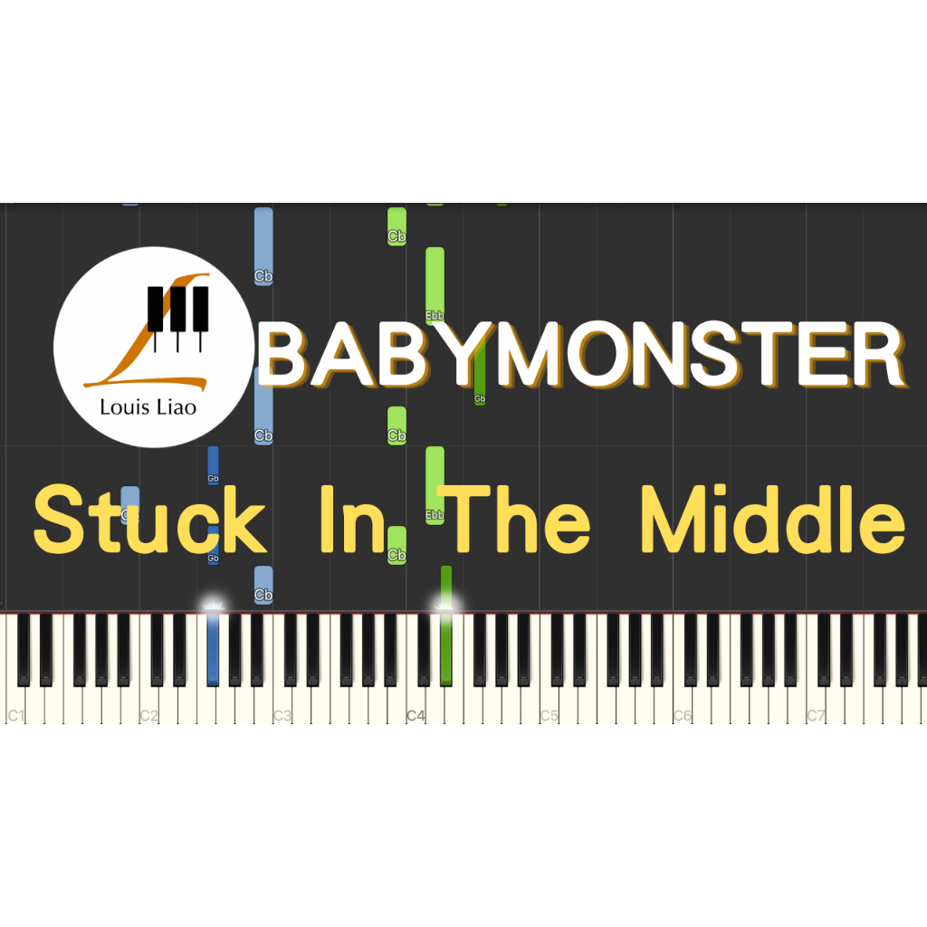 BABYMONSTER Stuck In The Middle 鋼琴譜 樂譜 譜