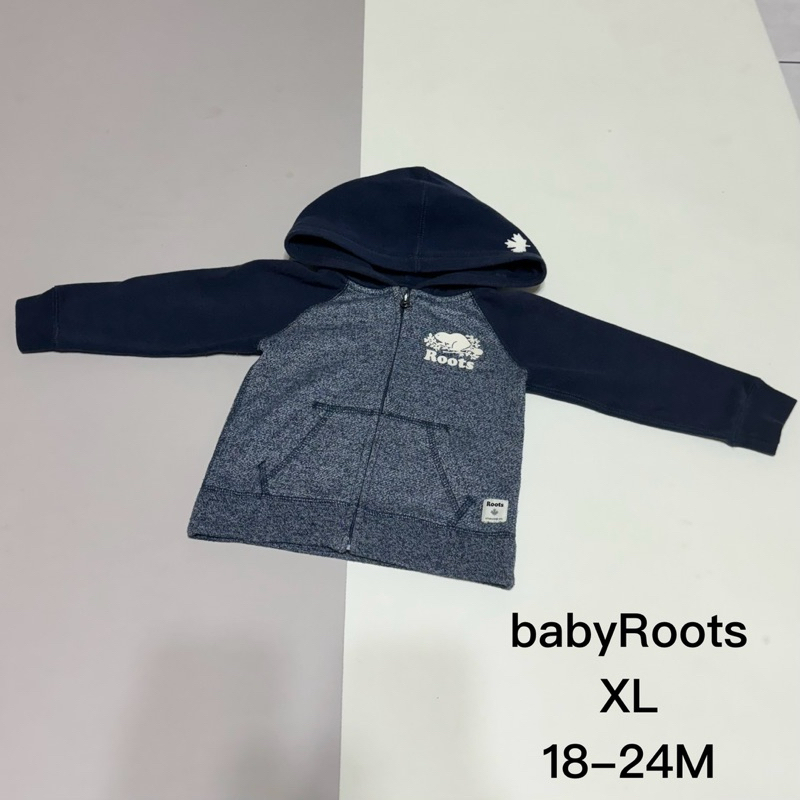 chen.chen | 二手衣物 正品 Roots baby 薄 外套 18-24M