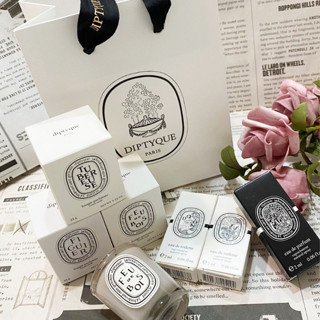 小禮包【Diptyque】花都 玫瑰之水 杜桑 淡香水 淡香精 香氛蠟燭 炭木 晚香玉 蠟燭 35g