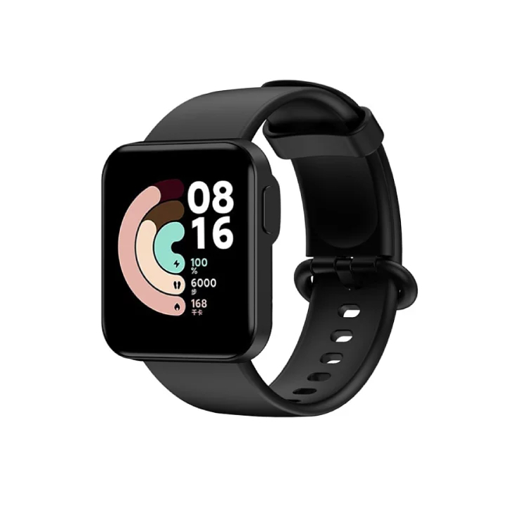 小米 紅米 手錶硅膠錶帶 (小米超值版) Redmi Watch 黑色 防水防汗 舒適柔軟