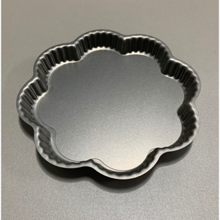 二手自購出清《日本製Cakeland取底22cm花形塔模》