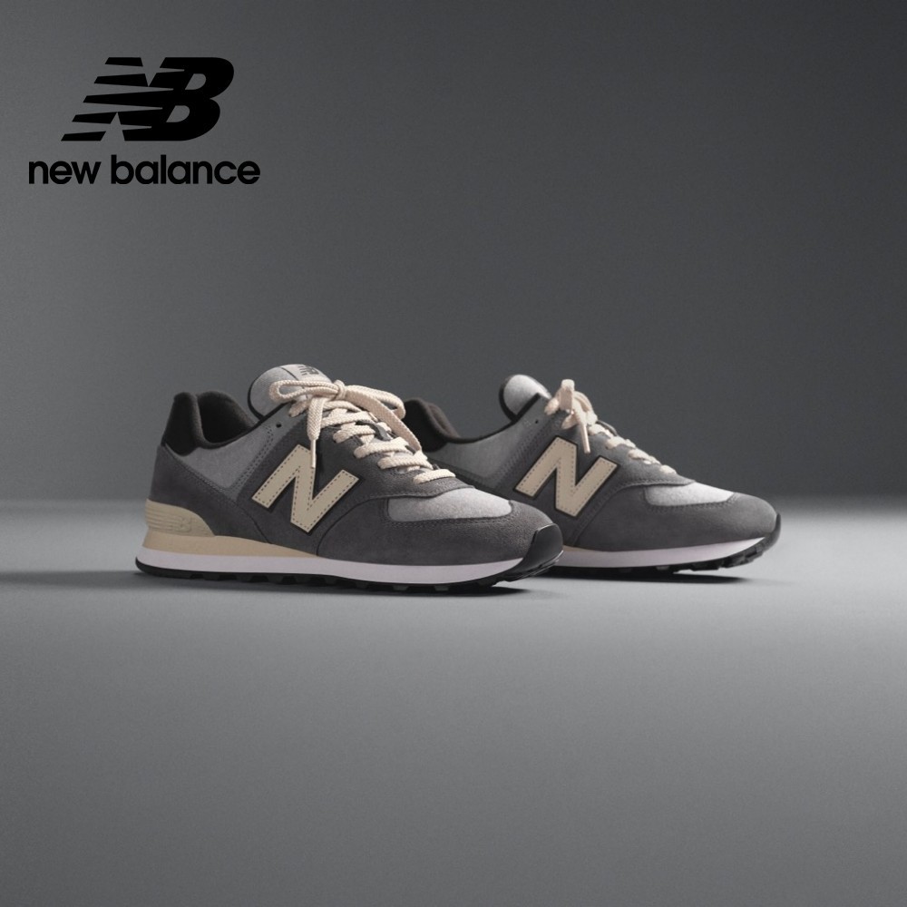 【New Balance】 NB 復古鞋_中性_深灰色_U574LGG-D楦 574