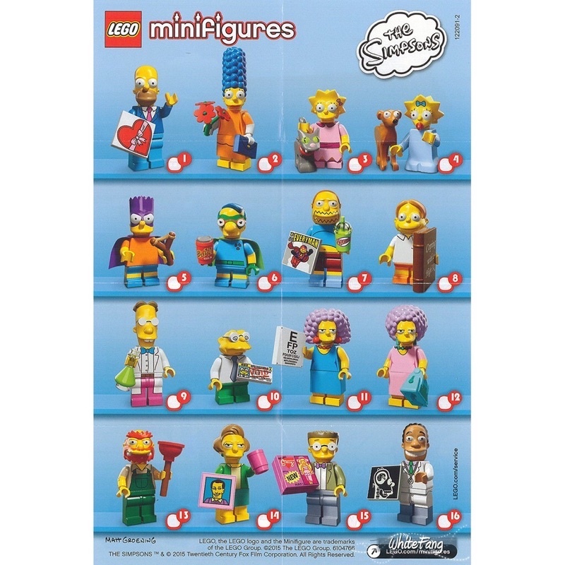 (全新品) LEGO 樂高 71009 辛普森 第2代人偶包 一套16隻 71005 (請先問與答)