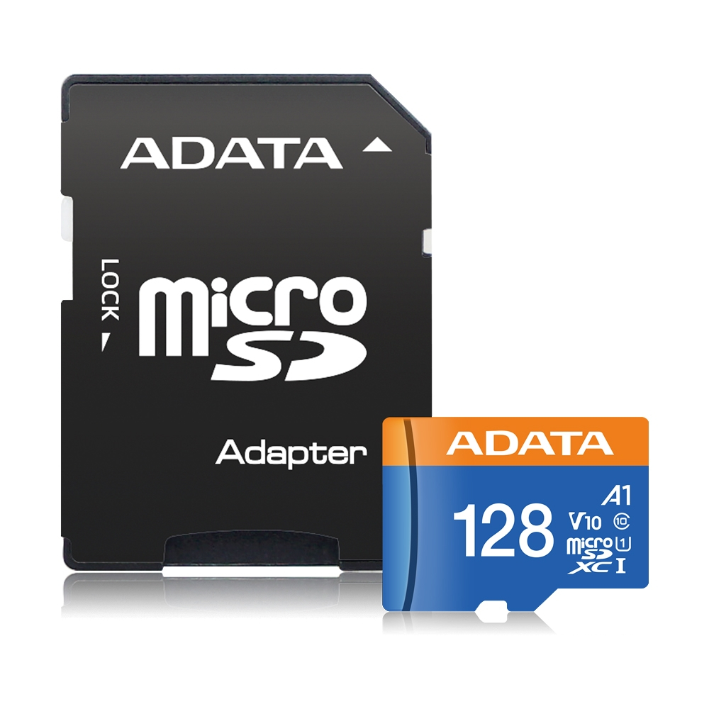 ADATA/威剛/microSDXC/UHS-I/C10/U1/V10/A1/128G/128GB/記憶卡/附轉卡