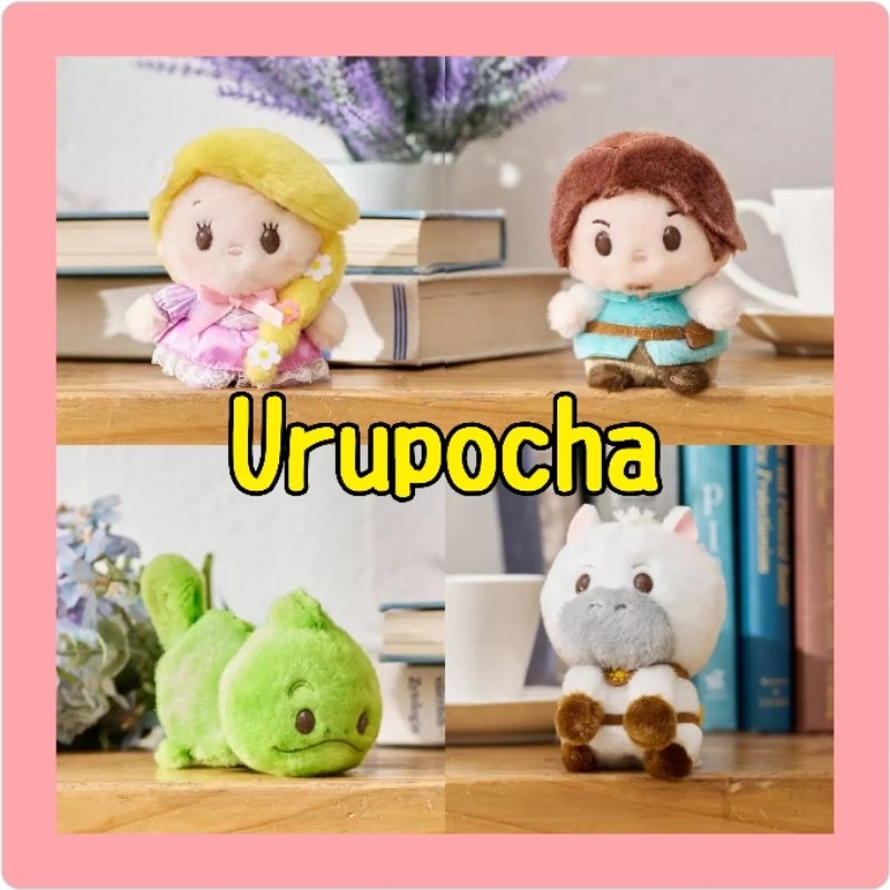 預購🈶️刷卡發票 日本迪士尼上的 長髮公主樂佩王子帕斯卡白馬 豆豆眼沙包娃娃Urupocha