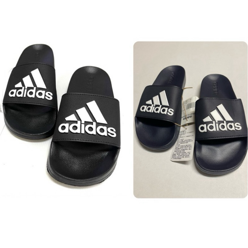 鞋之誠  【ADIDAS】~愛迪達  輕量款 拖鞋 F34770黑色 4-13號