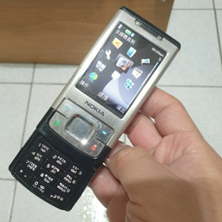 出清經典收藏 Nokia 6500s 銀色 6500 Slide 經典滑蓋 S40 外觀如圖 約75成新