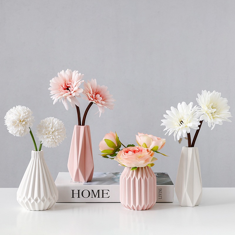 迷你花瓶 花器 花盆 花瓶 插花 乾燥花 空瓶 拍照道具 裝飾 擺飾 造型花瓶 塑膠花瓶 玻璃花瓶