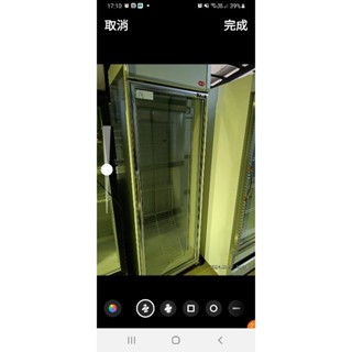 二手中古瑞興400公升單門透明玻璃冷藏冰箱，尺寸60*62*190，保固3個月，請詢問大戶藥師