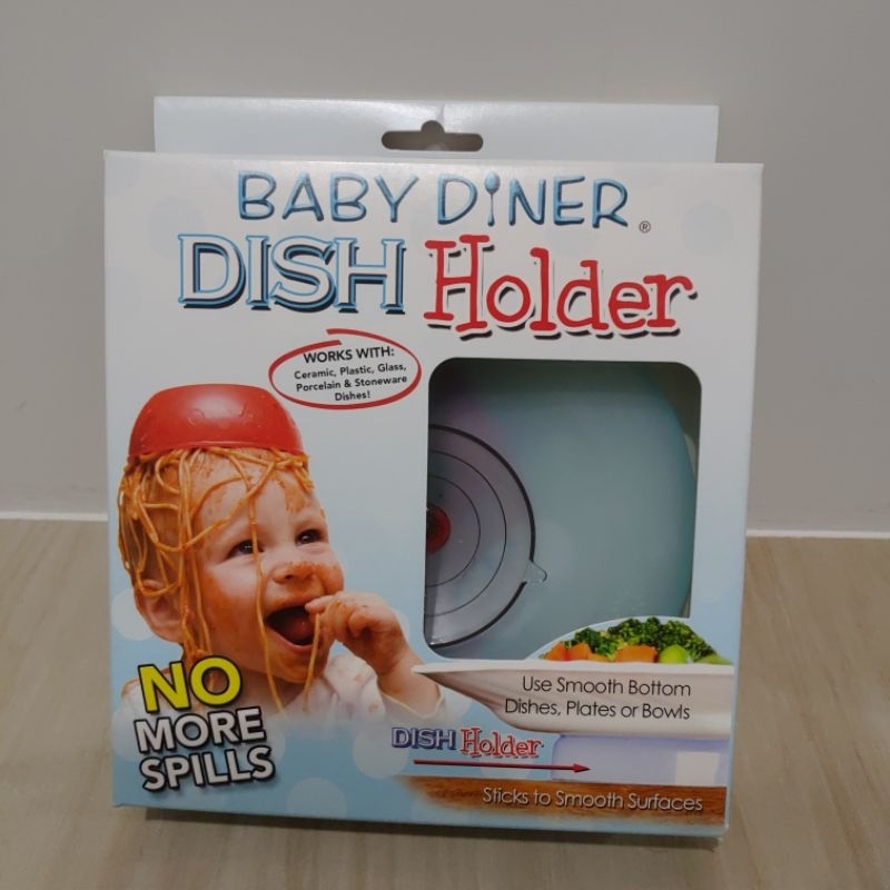 【二手】美國Baby Diner Dish Holder 寶寶餐具強力吸盤架  約8成新