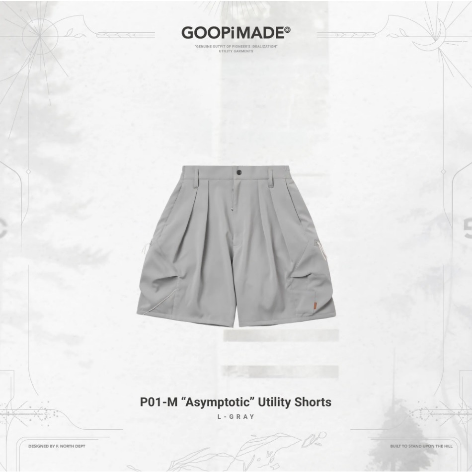 GOOPiMADE P01-M “Asymptotic” Utility Shorts GOOPi