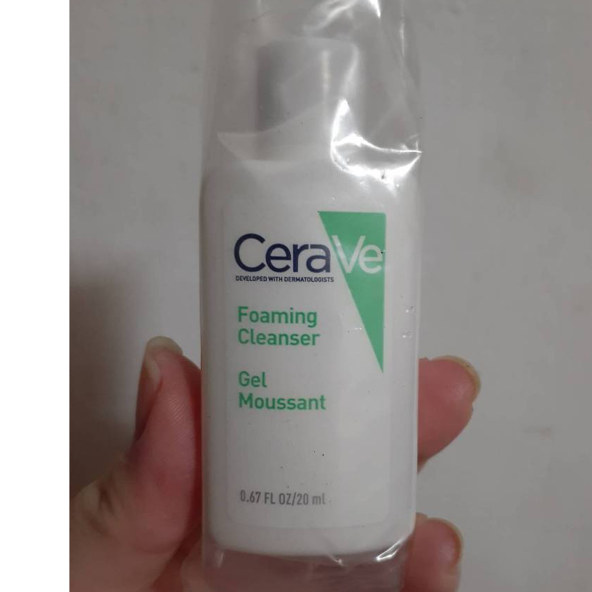 公司貨 CeraVe 適樂膚 溫和泡沫潔膚露 20ml 沐浴乳旅行組 小樣 沐浴乳試用品 全新 效期2026