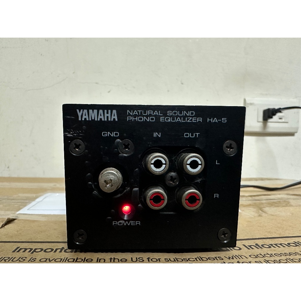 日本 YAMAHA HA-5 MM 唱頭放大器 黑膠放大器 前級擴大機 MADE IN JAPAN