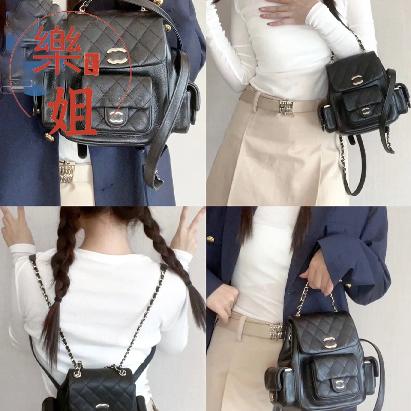 【樂姐eur美包】頂級原單 小丨香風 新款Duma雙肩包 熱銷款後背包 背包 小書包 包包