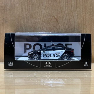 TM Time Micro 1:64 Tesla Model 3 police story police