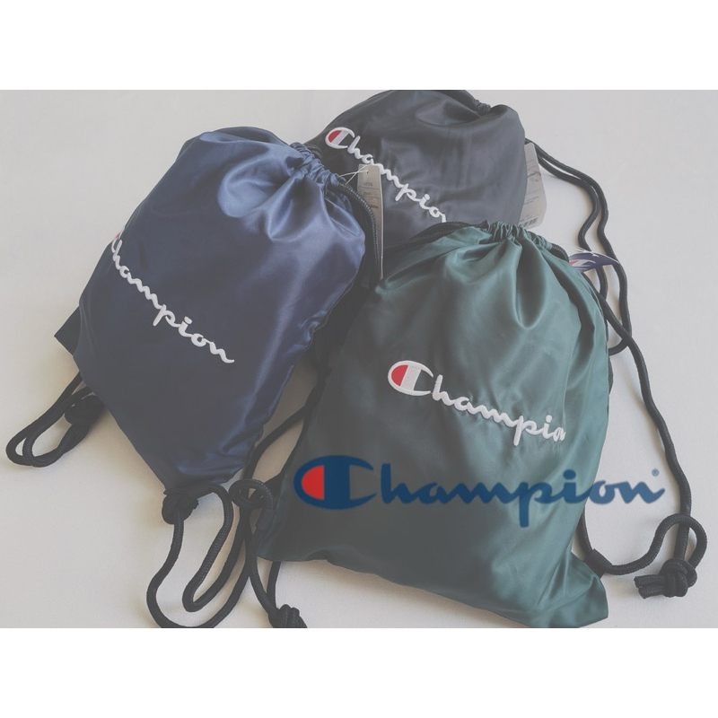 🔴【全新正品】🇯🇵日本線Champion napsack 加厚尼龍鞋袋 束口袋 束口包 後背包 運動休閒男女適用