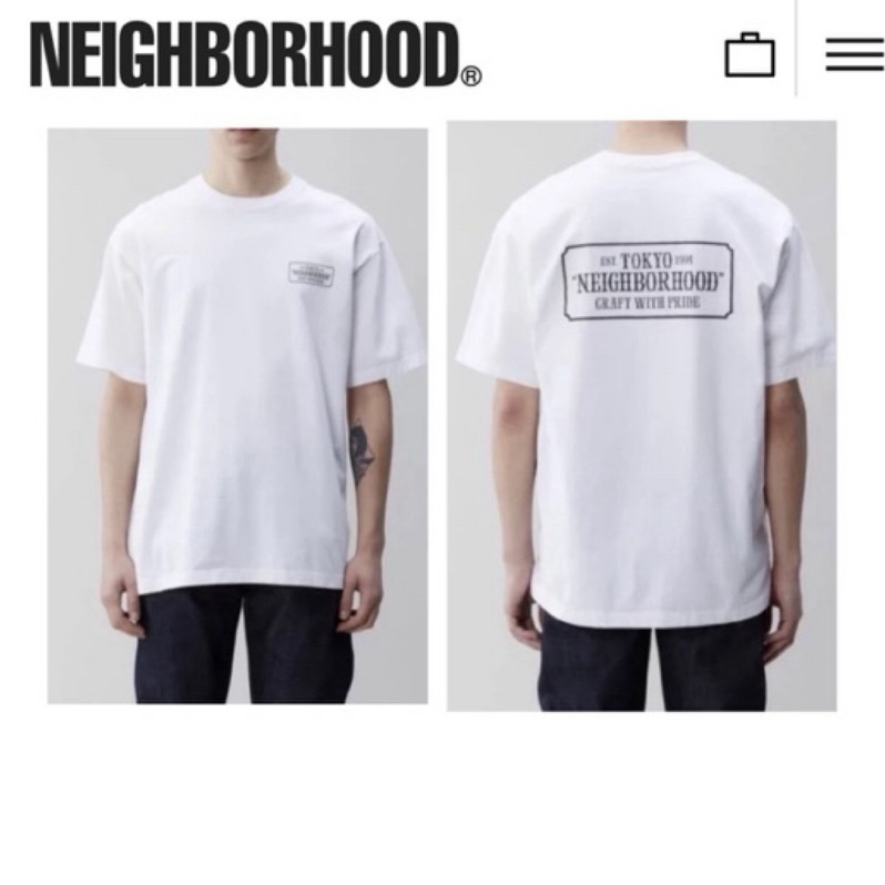 NEIGHBORHOOD 1994 LOGO TEE 東京短袖T恤 字母22Ss 代購 潮流正品