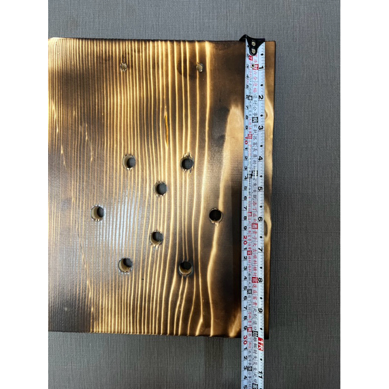 鹿角蕨板材～冷杉6面碳化板(淺碳化）