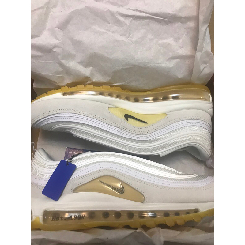 全新未穿 NIKE AIR MAX97 US10.5男慢跑鞋